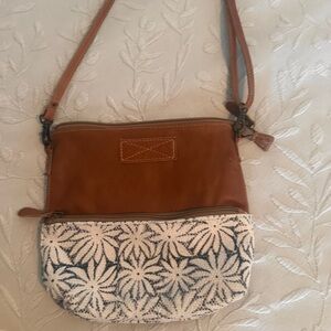 Blue  Floral Myra Bag